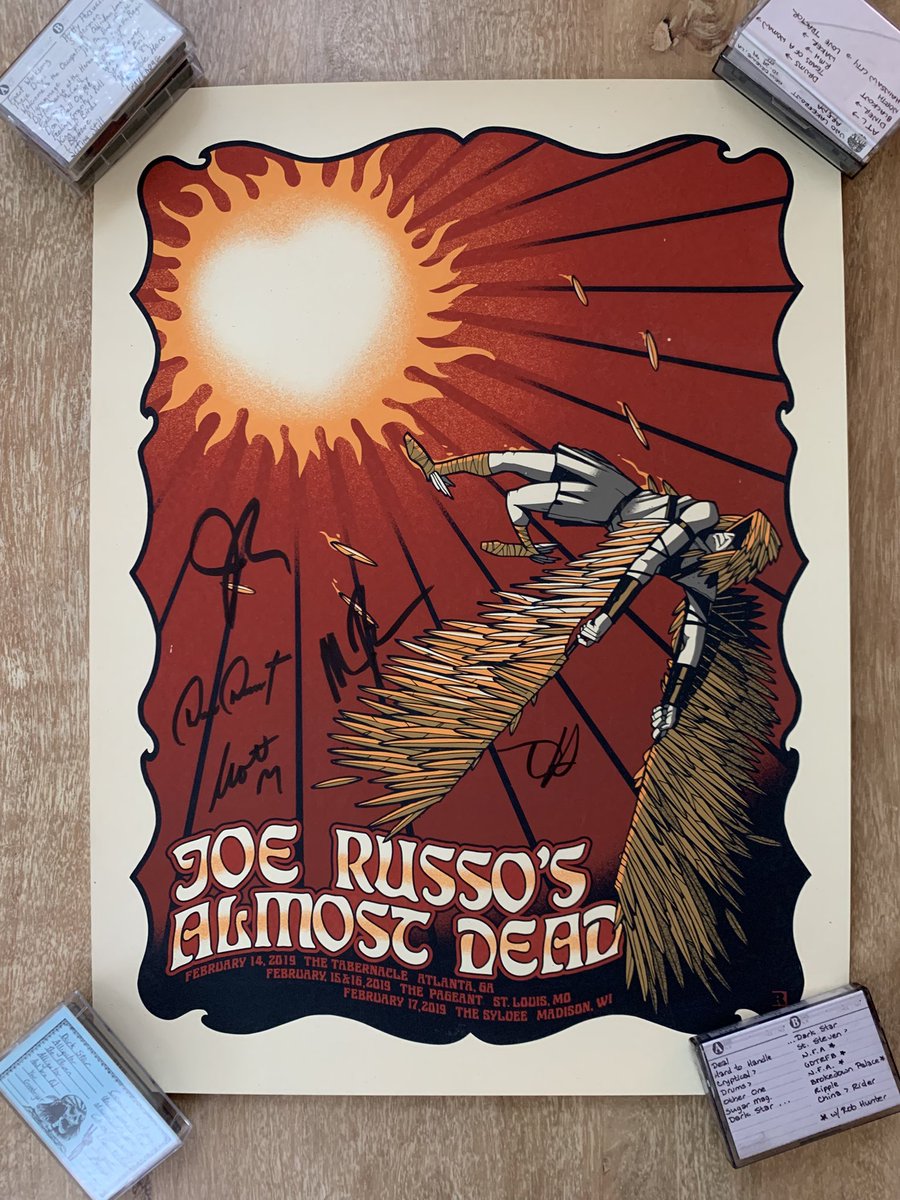 PlasteredNutbag's tweet photo. Gotta thin the poster herd a bit. First two pics are front &amp; back of the Classic City promo, GATH poster is from the 2011 reopening, JRAD print signed by all the guys. Shoot me a dm if you’re interested or have any questions! https://t.co/Xa0G8xvuvS
