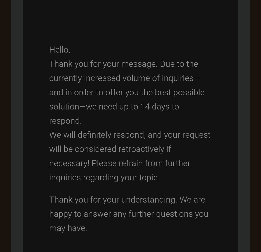 A member's experience at <a href="/McFIT/">McFIT</a>  Cologne-Altstadt: Blocked from the shower, yelled at, and hit with racist slurs. The complaint was met with a "we're busy, we'll reply in 14 days" email. This is unacceptable. An immediate explanation is needed. #McFitScandal #CustomerService