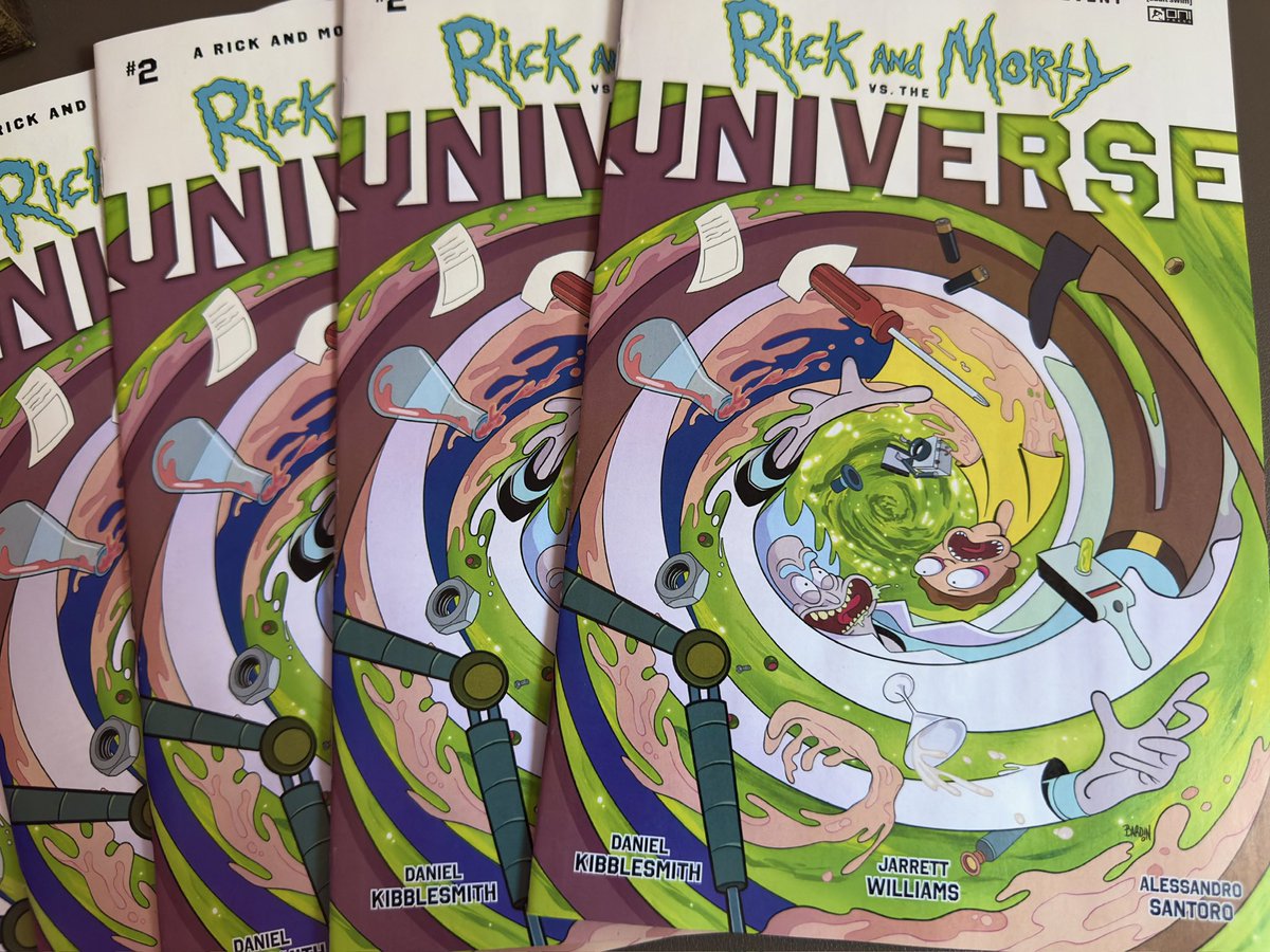 RICK AND MORTY VS. THE UNIVERSE #2 hits shelves TODAY!
