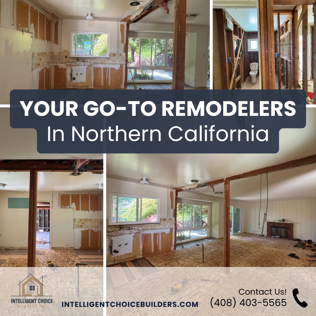 ICBuilders2023's tweet photo. Full-home transformation underway in Sunnyvale!
We’re your go-to remodelers for kitchens, bathrooms &amp; everything in between.
📞 (408) 403-5565
🔗 https://t.co/pzp6zKh1PR
#SunnyvaleRemodel #HomeRenovation #NorCalBuilders #ConstructionInProgress https://t.co/vM3PS2heC7