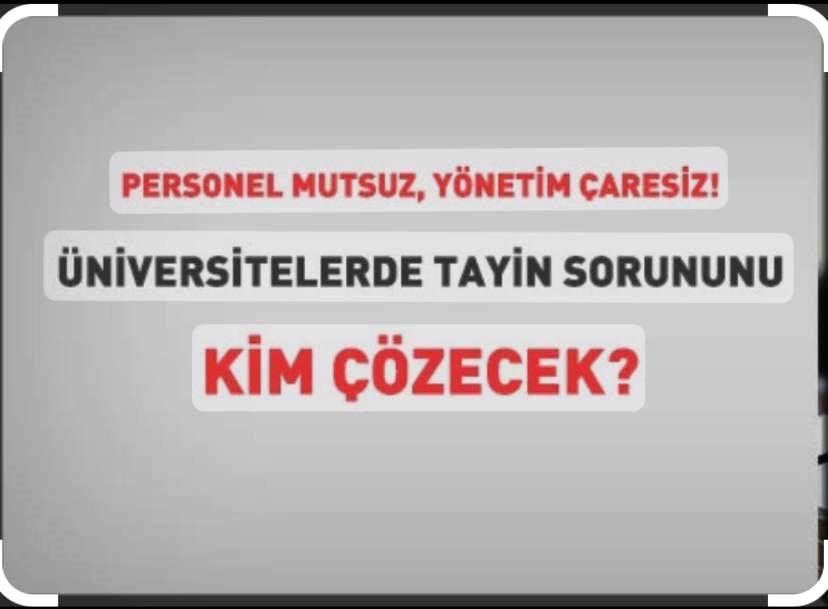 #RteUnvMemuruPerisanTayin Üniversite memurları puana dayalı merkezi tayin sistemi kurulmasını bekliyor <a href="/Akparti/">AK Parti</a> <a href="/iletisim/">T.C. İletişim Başkanlığı</a> <a href="/TBMMresmi/">TBMM</a> <a href="/memurlarnet/">MemurlarNet</a> <a href="/sdaolgun/">Seda Olgun</a> <a href="/Sevkiyilmaz/">Şevki Yılmaz</a> <a href="/adematacan25/">𝓐𝓭𝓮𝓶 𝓐𝓽𝓪𝓬𝓪𝓷</a> <a href="/unipersen/">ÜNİPERSEN</a> <a href="/talatyavuz29/">Talat YAVUZ</a> <a href="/TalipGeylan06/">Talip Geylan</a> <a href="/batikanaksoy/">Batıkan Aksoy</a> <a href="/erolozvar/">Erol Özvar</a> <a href="/YuksekogretimK/">Yükseköğretim Kurulu (YÖK)</a>