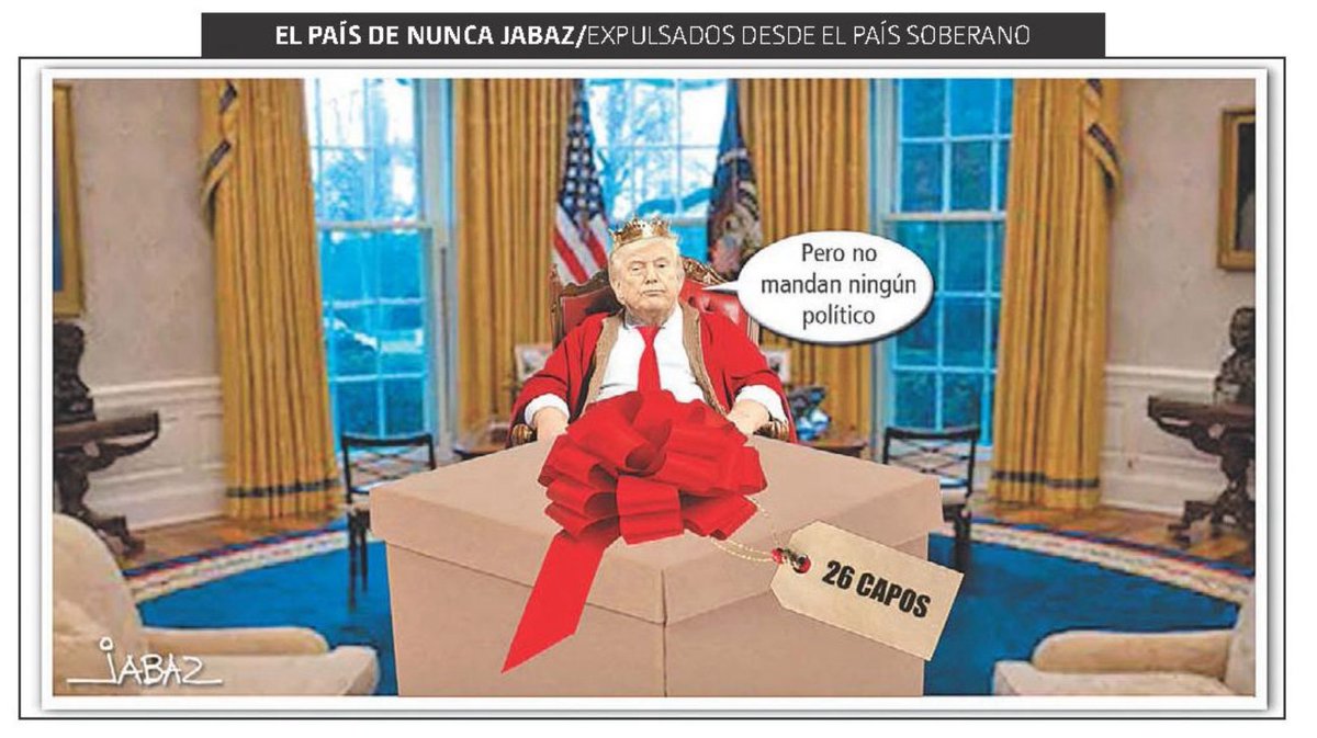 JLozanoA's tweet photo. 📌 “Pues para abrir boca, no está mal. Pero me faltan los de a de veras. No se hagan pendejos”.
Los 90 días siguen corriendo.
#Entregados
#Aranceles
@jabazmonero @Milenio @xolocartoon @diario24horas https://t.co/pxdJbIAymg