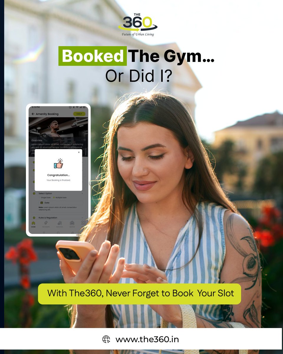 The360app's tweet photo. Whether it is your pool time or an appointment at the gym, live chaos-free with The360’s Clubhouse app. No confusion, no clashes, just smooth scheduling and smarter community living.

#The360App #SmartLiving #ClubhouseLife #DigitalSociety #GatedCommunityLiving #GymBooking https://t.co/1CEiuTykow