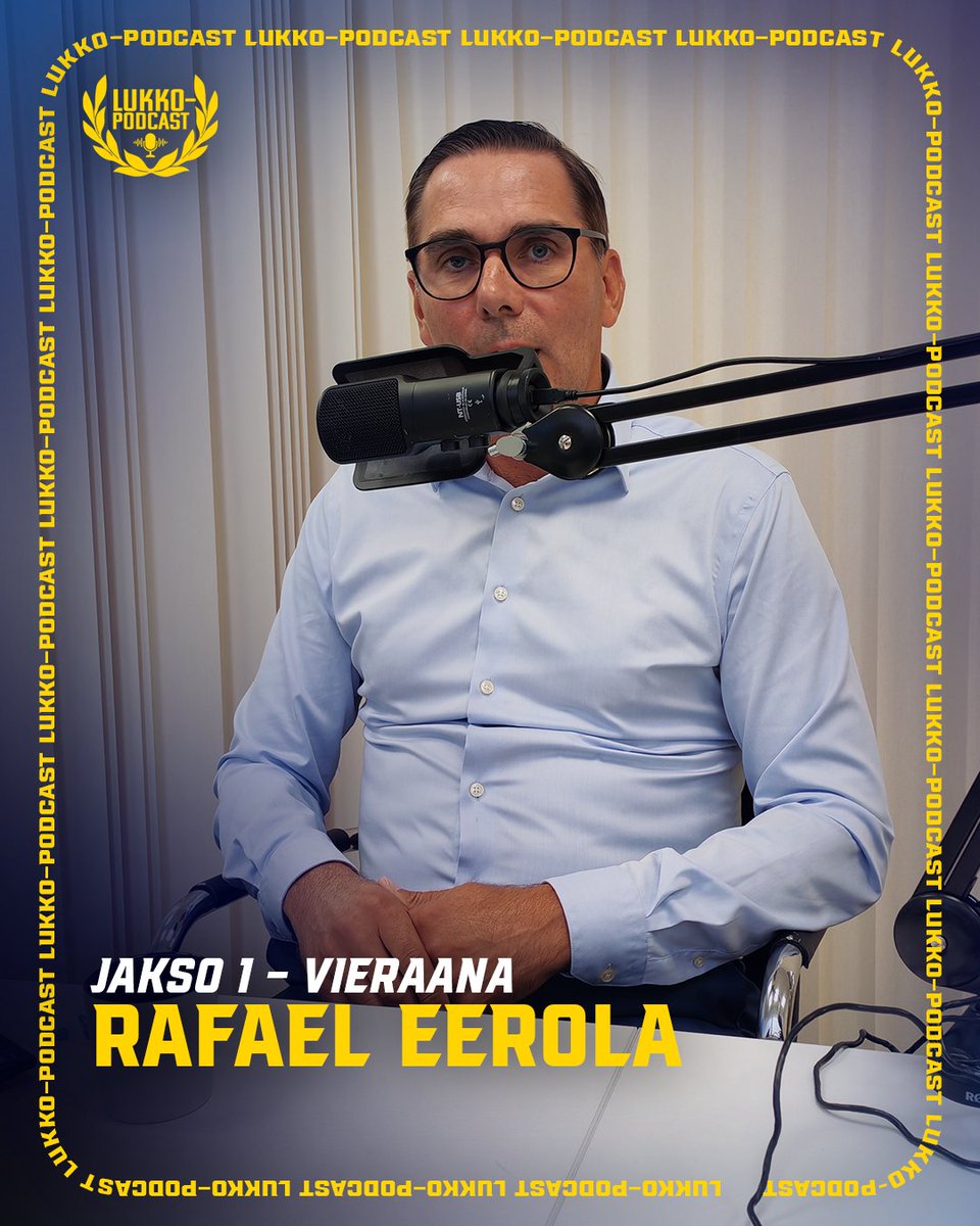 🔒-podcast on julki!

Jakso 1: vieraana Rafael Eerola.

Puimme tarkasti läpi muun muassa Eerolan kokemukset toimitusjohtajakaudeltaan, uudistukset ja johtopäätökset niistä sekä yhteisöä puhuttaneet aiheet.

Ota seurantaan ja kuunteluun: open.spotify.com/episode/6XOhxL…

#Lukko #Liiga