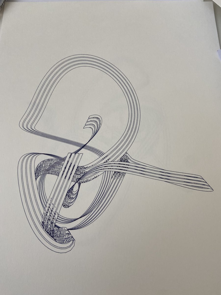 jeonghopark's tweet photo. Interactive attractor lab is live: tweak parameters, sculpt orbits, export clean SVG. Next step: ink on paper—plotter run !!!.
Releasing soon.

#CreativeCoding #ThreeJS #SVG #GenerativeArt #ParametricDesign #PlotterArt #AxiDraw #WebGL #Attractor #mathvisualization https://t.co/9tkGLAmbj3