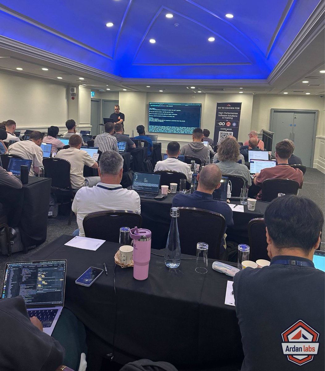 Ardan Labs (@ardanlabs) on Twitter photo 👏 A huge thank you to the students who joined our workshops at <a href="/gopherconuk/">GopherCon UK</a> !
From Ultimate Go: Software Design w/ Kubernetes by <a href="/goinggodotnet/">William (Bill) Kennedy</a> 🖥 to AI-Powered Systems in Go: RAG & Tool Calling by <a href="/dlsniper/">Florin Pățan</a> 🤖, we hope you left with some valuable knowledge.
A special shoutout 👏 A huge thank you to the students who joined our workshops at <a href="/gopherconuk/">GopherCon UK</a> !
From Ultimate Go: Software Design w/ Kubernetes by <a href="/goinggodotnet/">William (Bill) Kennedy</a> 🖥 to AI-Powered Systems in Go: RAG & Tool Calling by <a href="/dlsniper/">Florin Pățan</a> 🤖, we hope you left with some valuable knowledge.
A special shoutout