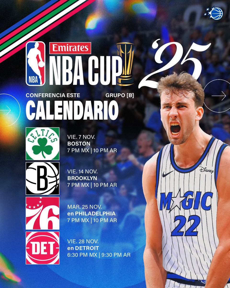 elorlandomagic's tweet photo. Noches de Copa: agendadas 🏆 📝 https://t.co/yJK4i3MWql