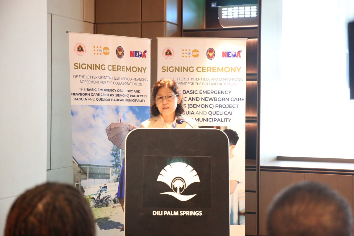 🚑 A new partnership launched between the Gov. of TL and  Thailand (NEDA) and UNFPA to expand quality #maternal and #newborncare in rural areas of Baucau municipality. It aims to reduce preventable maternal &amp; newborn deaths. Together, we’re building a healthier future.
#SDG3