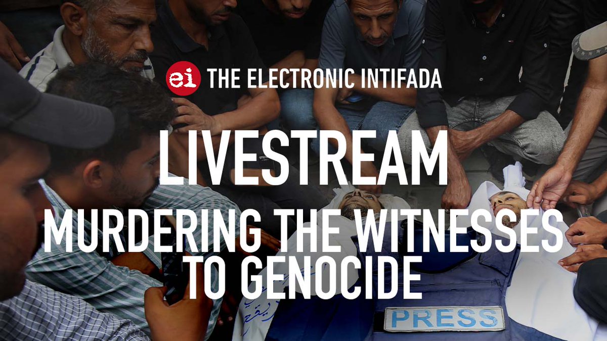 intifada's tweet image. We are hosting a livestream today.

7 pm Palestine time / 5 pm UK / 12 pm ET / 11 am CT / 9 am PT

YouTube: youtube.com/watch?v=cfNLM5…
Rumble: rumble.com/v6xjdhk-breaki…