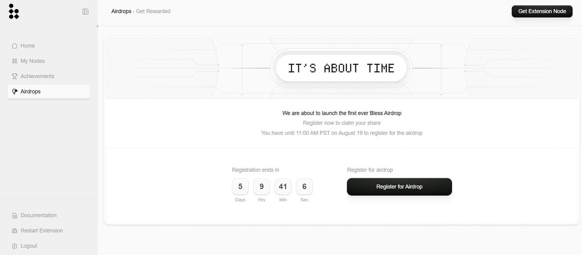 ลงทะเบียนเเอร์ดรอป $BLESS <a href="/theblessnetwork/">Bless</a> ด่วนๆครับ มีเวลาลงทะเบียนเเอร์ดรอปถึงวันที่ 19 สิงหาคมนี้ครับ ใช้กระเป๋าฝั่ง Solana ครับ เเอร์ดรอปใกล้มาเเล้ว ขอให้เบิ้มๆทุกคนครับ
.
ทางไป : bless.network/dashboard/aird…