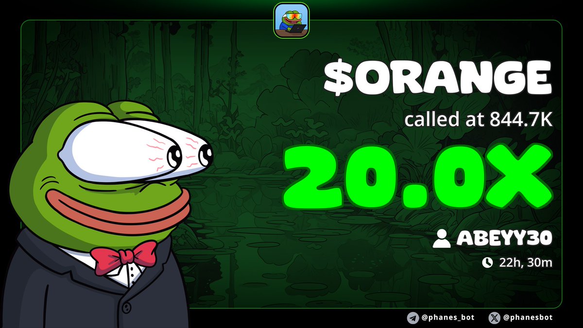 Abeyyy30's tweet photo. $Orange

800k to 17m
20x from the shill

Let's begin this journey. https://t.co/mmFouINcx7