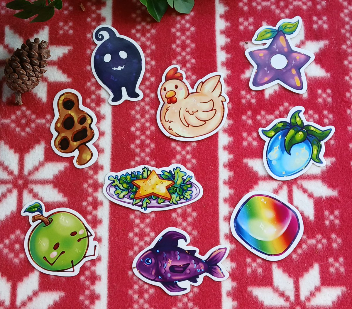 RedBowOwO's tweet photo. Happy to announce my new Stardew Valley stickers are up on my Etsy store! Make sure to check them out 😊
https://t.co/ThnFF1hjuI
#stardew #stickers #etsyshop https://t.co/MvKhknm6yh