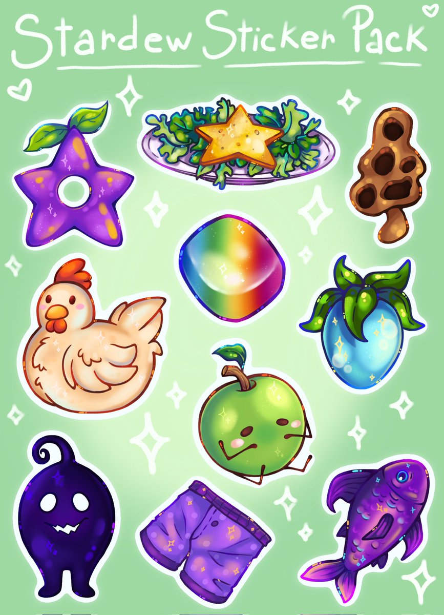Happy to announce my new Stardew Valley stickers are up on my Etsy store! Make sure to check them out 😊
etsy.com/uk/shop/Fandom…
#stardew #stickers #etsyshop