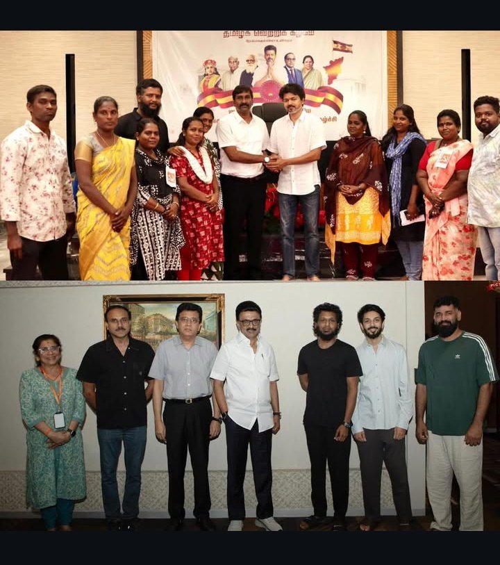 துப்புரவு தொழிலாளர்கள் இரவு பகல் பார்க்காமல் போராடி கொண்டு இருக்கிறார்கள் அவர்களை கவனிக்காமல் சினிமா பார்த்து கொண்டிருக்கிறார். Sorry மா! மாடல் முதல்வர் ஸ்டாலின் 

#DMKFAILTN #DMKpaidSmearExposed 
#CoolieTickets #TVKForTN