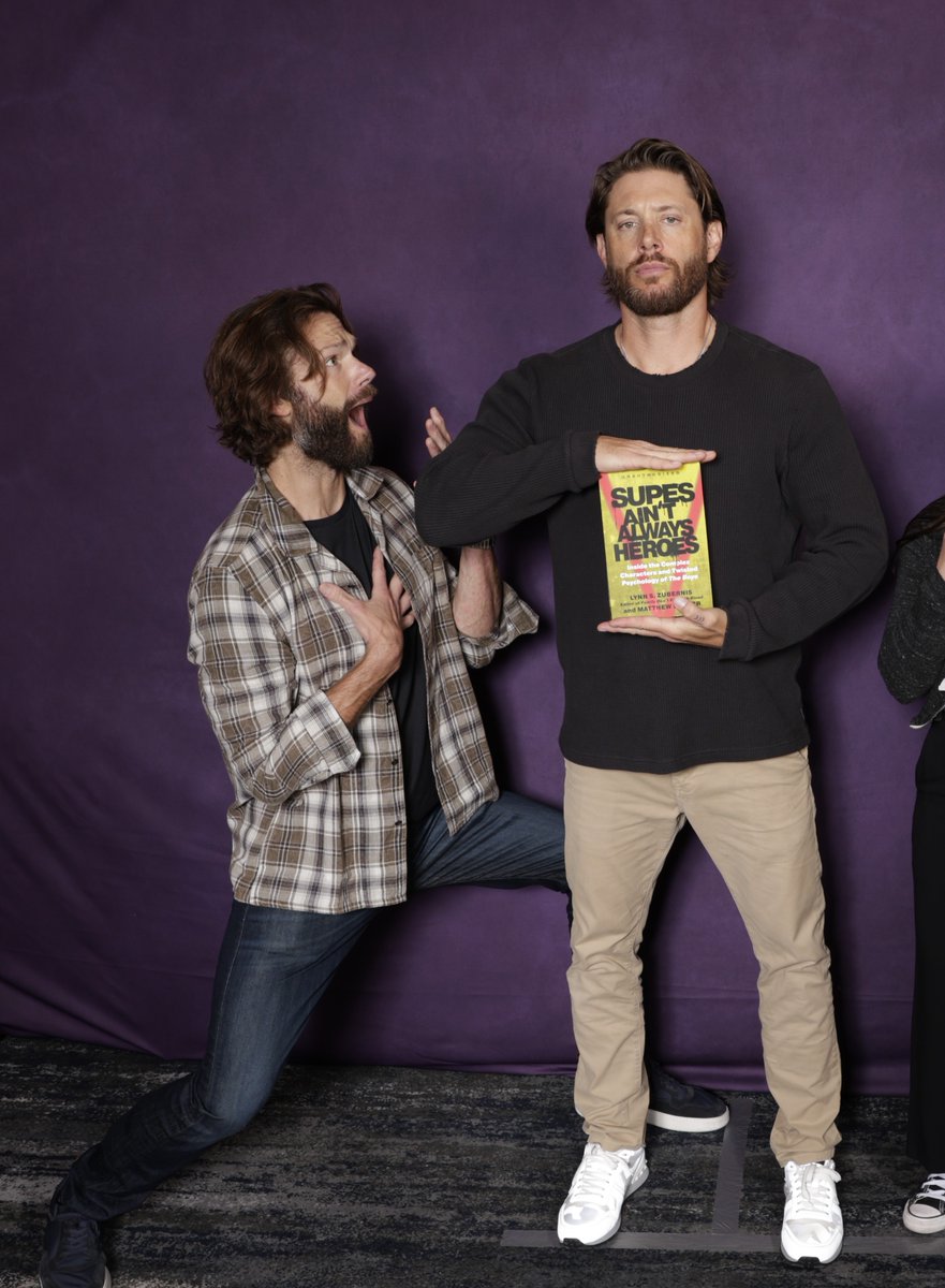 FangasmSPN's tweet photo. In light of @jarpad and @JensenAckles' description of their characters' scenes in S5 of #TheBoys and Jared's character being fond of and excited to meet Soldier Boy... (if you haven't read 'Supes Ain't Always Heroes' yet, catch up on all the inside scoop before the new season!) https://t.co/iIhEtx9SQC