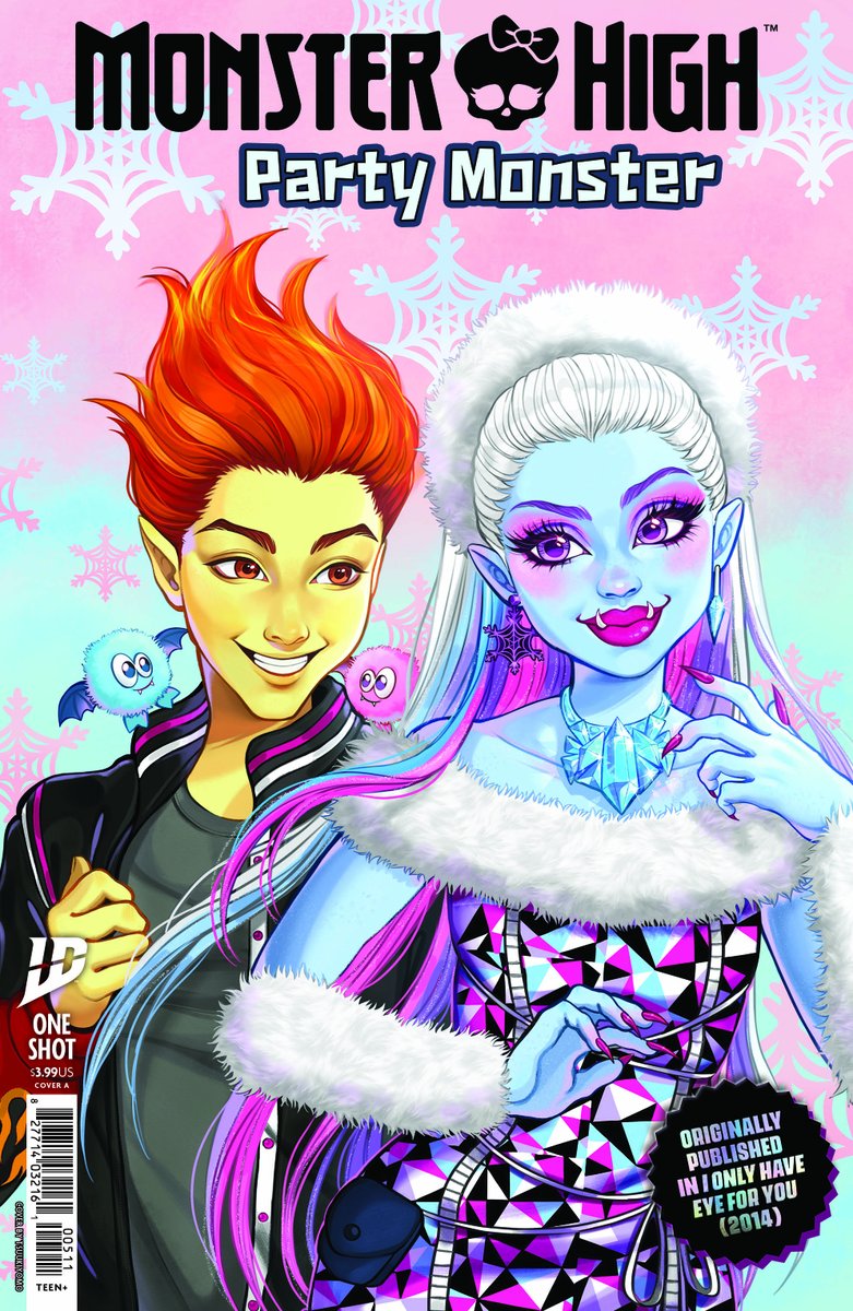 IDWPublishing's tweet photo. . #HeathBurns carries a torch for #AbbeyBominable, but she’s only interested in the frighteningly adorable furry fiends the student bloody council is selling. If only Heath could trade his flames for fur…
#MonsterHighPartyMonster is at LCS!
#MonsterHigh #MonsterhighComics https://t.co/odFxT6qzYY