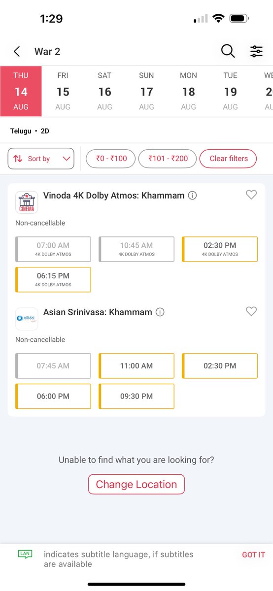 Venug9999's tweet photo. Khammam #War2 superb bookings https://t.co/koFmJ9qQIJ