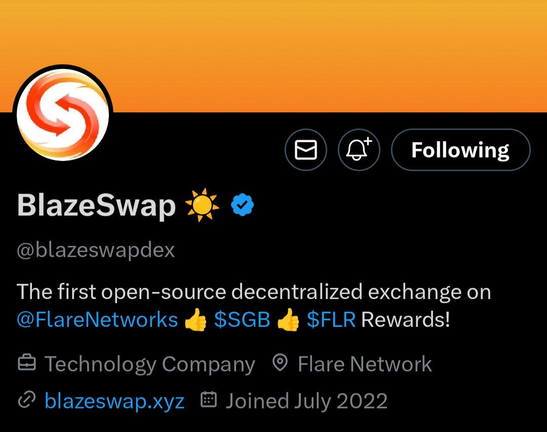 Always lots of hype around new experimental products that end up getting exploited but never any recognition for solid and reliable platforms just just perform and build.
<a href="/blazeswapdex/">BlazeSwap ☀️</a> should honestly be the Flagship