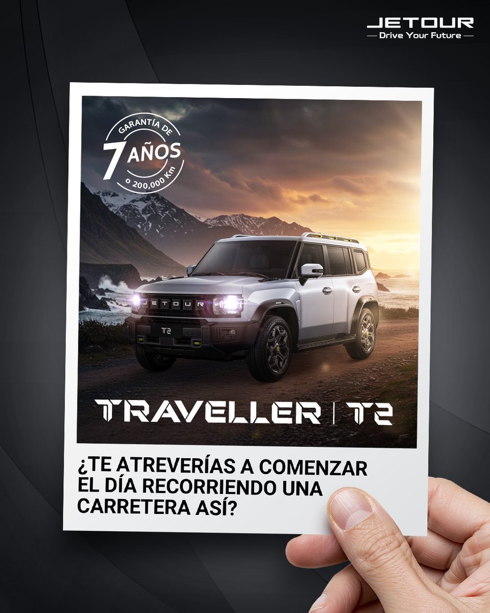 No todos empiezan el día igual.🚙✨​
Algunos despiertan en modo aventura. Traveller T2, para los que eligen caminos épicos desde temprano. 🌄🧭 ​

📌Conoce más información aquí: bit.ly/450vUnX​

#TravellerT2 #JetourPerú #Jetour