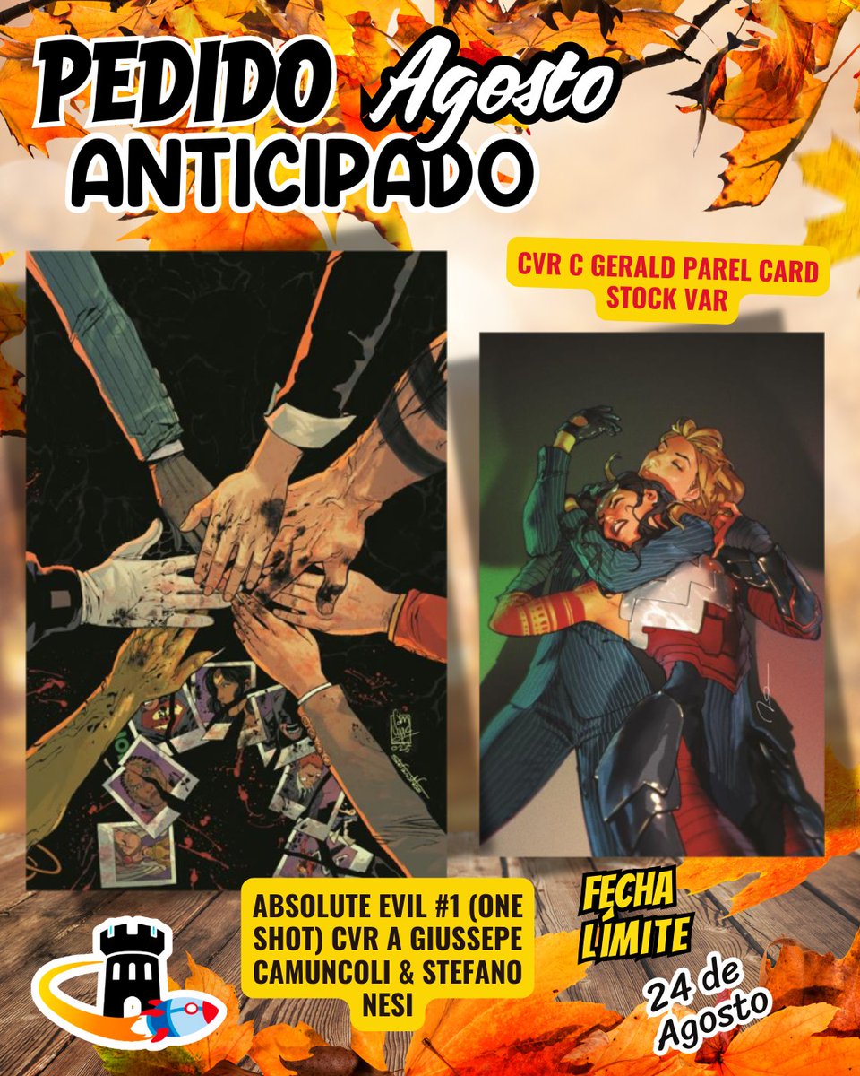 *AVISO IMPORTANTE*
Ya está lista la lista de títulos para realizar su PXA del mes de Octubre, a continuación les dejo los títulos correspondientes!
#Halloween #halloweendecor #comics #comicbooks #comicsméxico