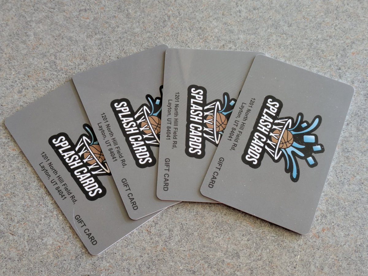 Sneak peek at some of the gift cards our sponsors have donated.  We are grateful to have them onboard.

Thanks for your support!
Burly Burger   
FatCats All Out Fun 
Splash Cards Utah

Tickets are still available, don't miss this event.

purpledubclub.org/product/2025-p…