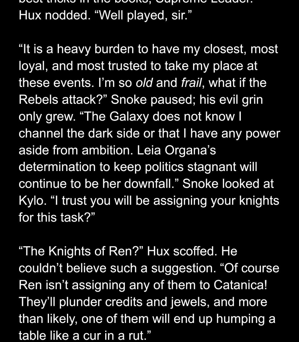 chibiReylo's tweet photo. As Snoke's words drip with sarcasm, little does he know his newest plan will guide two young Force-users to eventually crash into one another and set the tone for the Galactic war.

#reyloww

Catch up on Come Undone:

https://t.co/ftmmKtNxA8

#reylofic #reyloart https://t.co/OXwx26G6Bz