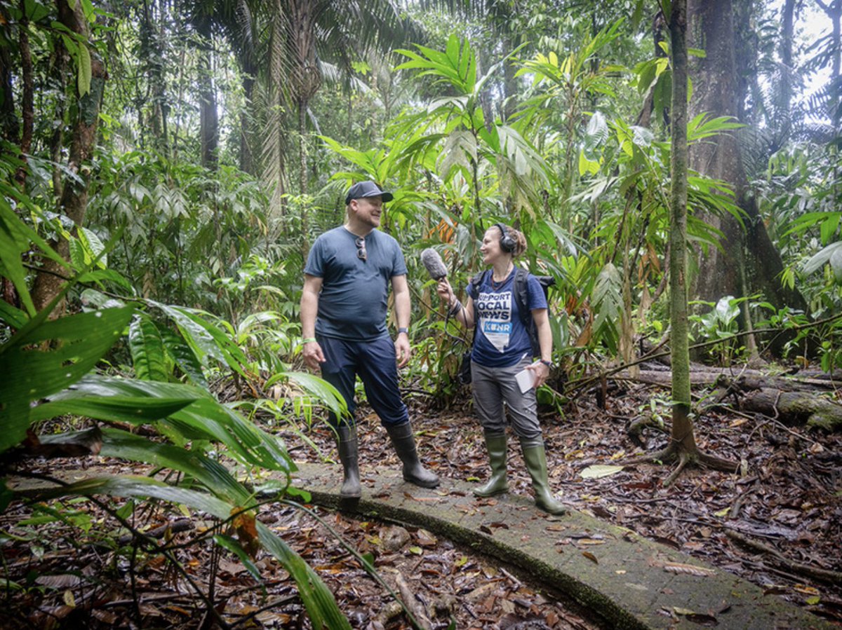 University of Nevada, Reno (@unevadareno) on Twitter photo Deep in the Costa Rican jungle, Kat Fulwider found herself in a sound-rich environment. From the birds chirping to the constant, varied buzzing of different bugs, it was an audio paradise. Fulwider, who was reporting for the <a href="/RSJNevada/">The Reynolds School</a> <a href="/HitchScienceUNR/">Hitchcock Project for Visualizing Science</a>, explored the jungle Deep in the Costa Rican jungle, Kat Fulwider found herself in a sound-rich environment. From the birds chirping to the constant, varied buzzing of different bugs, it was an audio paradise. Fulwider, who was reporting for the <a href="/RSJNevada/">The Reynolds School</a> <a href="/HitchScienceUNR/">Hitchcock Project for Visualizing Science</a>, explored the jungle