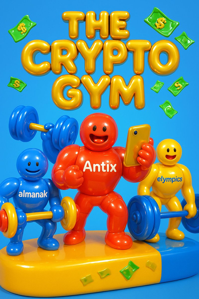 The three OGs of the crypto gym are live – <a href="/Almanak__/">Almanak</a>, <a href="/antix_in/">Antix.in</a>, and <a href="/elympics_ai/">Elympics</a>! Lift those Snaps, write those threads, and keep farming, because every post here is pure entertainment. <a href="/elympics_ai/">Elympics</a> is all about Proof-of-Game, skill grinding, and letting Snappers claim ELP