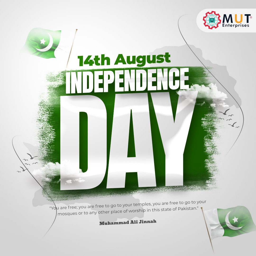 MutEnterprises's tweet photo. 🇵🇰 Happy Independence Day, Pakistan! 🎉
On this 14th August, let’s celebrate the spirit of freedom, unity, and resilience that defines our nation.

🇵🇰 Pakistan Zindabad!

#independencedaypakistan #AzadiMubarak #Independence #mutenterprises #HappyIndependenceDaypakistan https://t.co/nbaapQFHHL