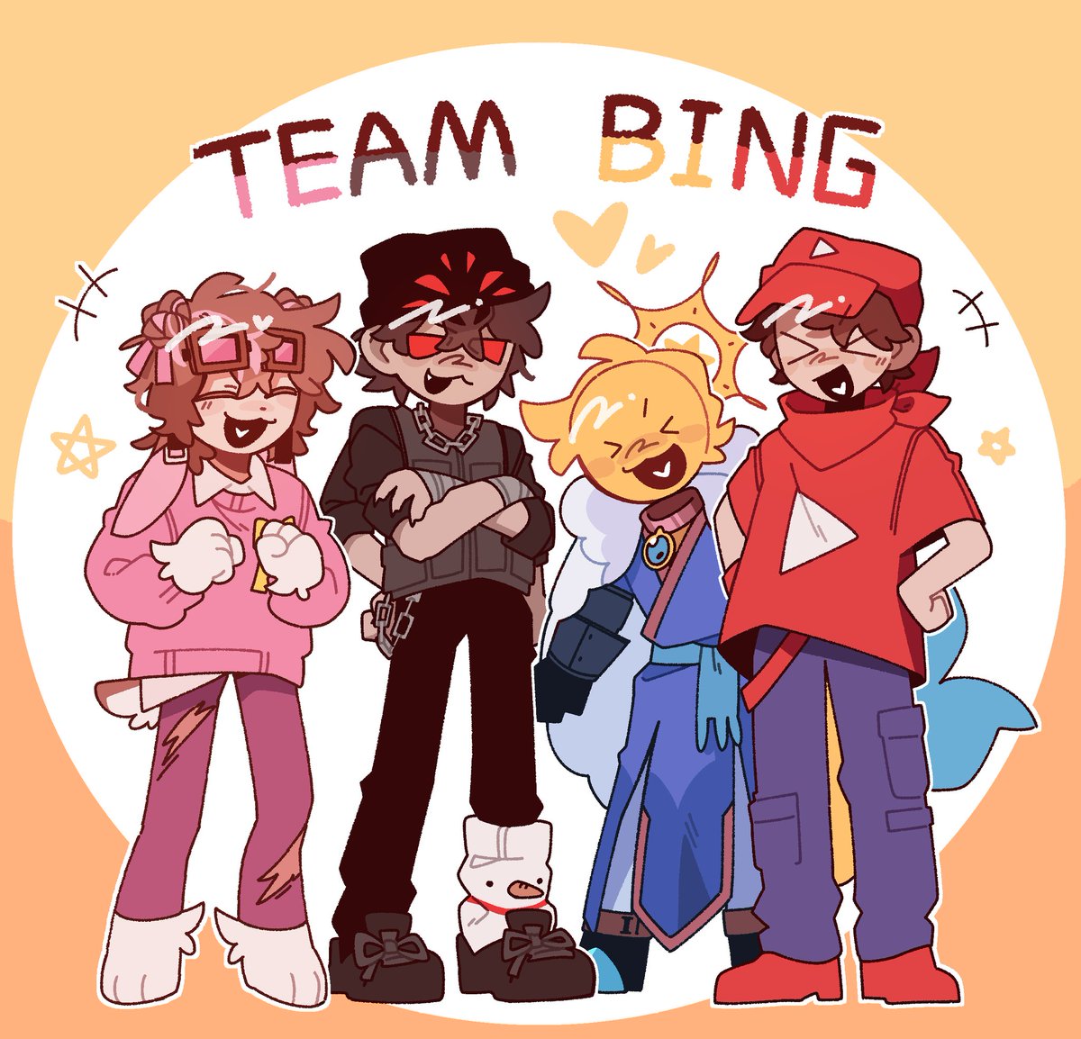 TEAM BING !!!!!
#jumperwhofanart #yungwillxfanart #princezamfanart #pentarfanart