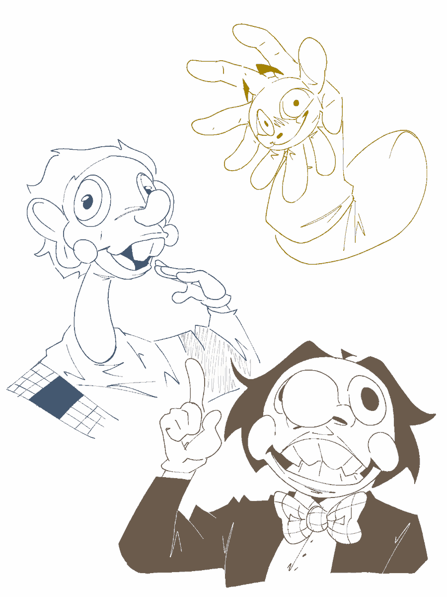 Mayinc0's tweet photo. Old cartoons/characters (old drawings also I'm more active because my friends told me to)
Guess their names in the coments jsjs
#oldcartoon
#oldcharacter https://t.co/JvWamUHTbr
