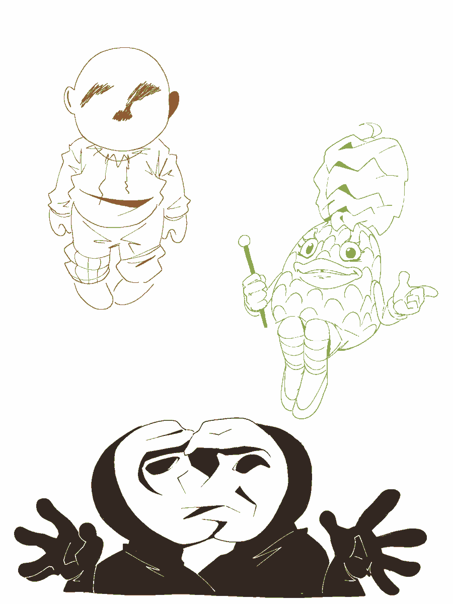 Mayinc0's tweet photo. Old cartoons/characters (old drawings also I'm more active because my friends told me to)
Guess their names in the coments jsjs
#oldcartoon
#oldcharacter https://t.co/JvWamUHTbr