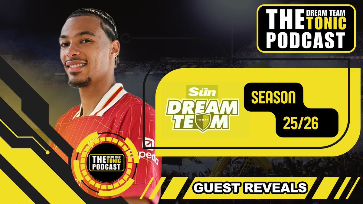 Dream Team Tonic (@dreamteamtonic) on Twitter photo ANOTHER ONE βοΈ Continuing our Dream Team Team Reveal series our very own <a href="/JamesAFricker/">James Fricker</a> returns to the podcast to talk us through his ideas π
youtube.com/live/2wS4skgfEβ¦ ANOTHER ONE βοΈ Continuing our Dream Team Team Reveal series our very own <a href="/JamesAFricker/">James Fricker</a> returns to the podcast to talk us through his ideas π
youtube.com/live/2wS4skgfEβ¦