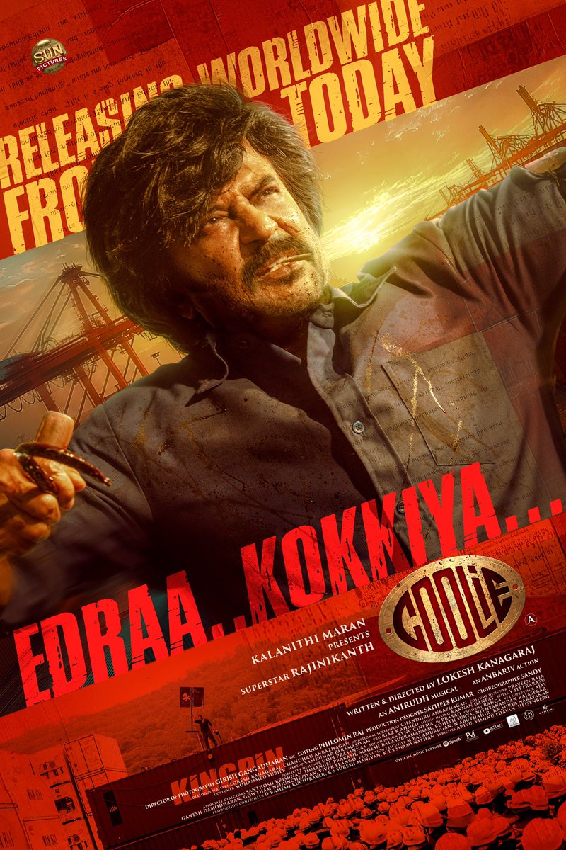 Vera maari… Edraaa Kokki eh 🔥🔥🔥🔥Thalaivar rage 😤 #Coolie #CoolieFromAug14