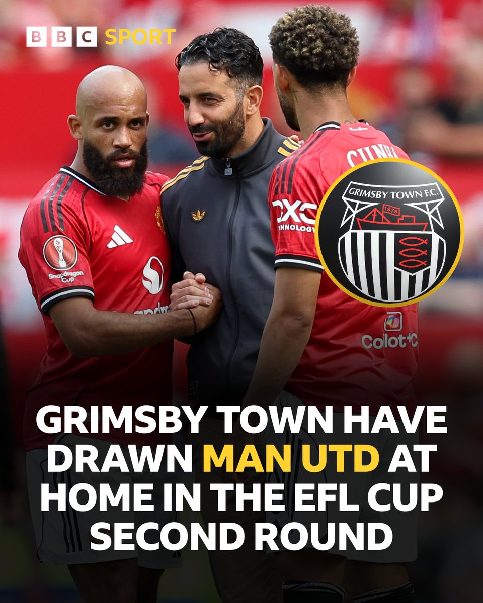 What a tie 🤩 Man Utd will visit League Two Grimsby.