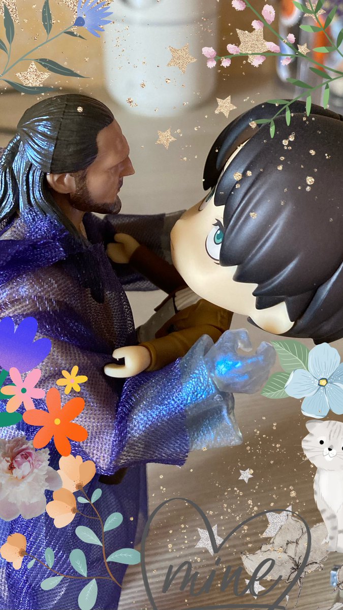 I was just playing with stickers.