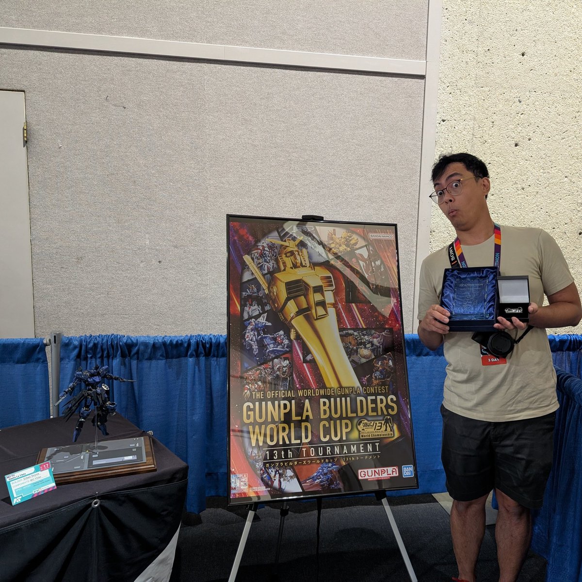 GrumpyMao's tweet photo. Placed 3rd for @animethon 2025 model builder contest. A lot of great entries this year. Always nice to see everyone’s build. Met new builders and met the builder I follow in person. https://t.co/j5xBCCCu7p