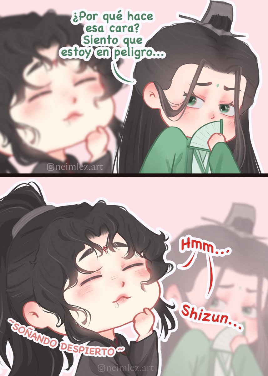 Neim00's tweet photo. Shizun está en el menú de hoy 🤭 
#LuoBinghe #ShenQingqiu #scumvillainsselfsavingsystem #fanart https://t.co/oocF2D7aWL