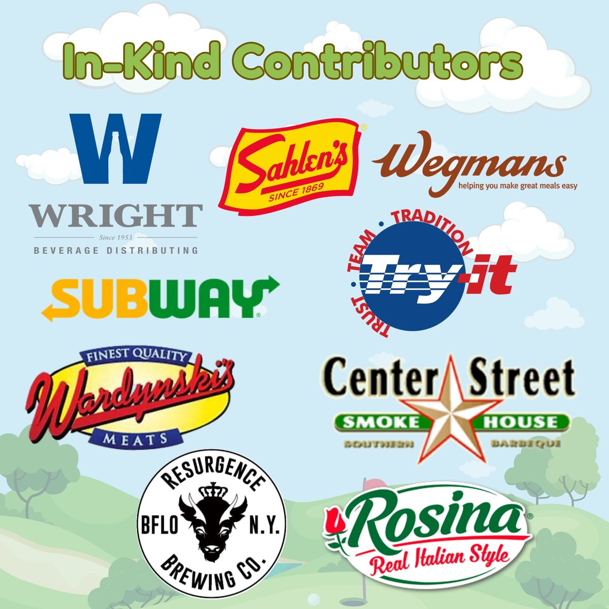 A special thank you to our in-kind contributors! BHSC’s 22nd Annual Drive for Kids Golf Tournament is just around the corner — August 25th at Wanakah Country Club in Hamburg, NY!