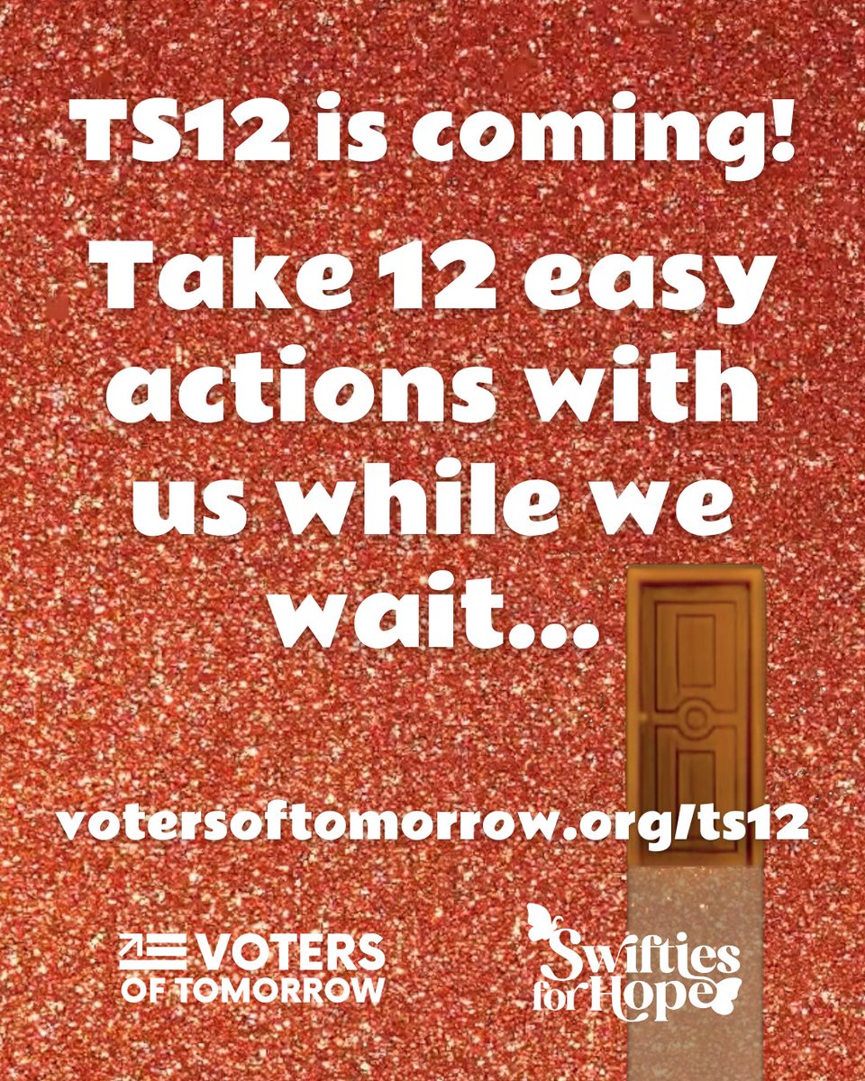 Swifties4Hope's tweet photo. Celebrate The Life of a Showgirl while preventing the death of democracy! ❤️‍🔥 ⬇️ https://t.co/lurzW2xoO2