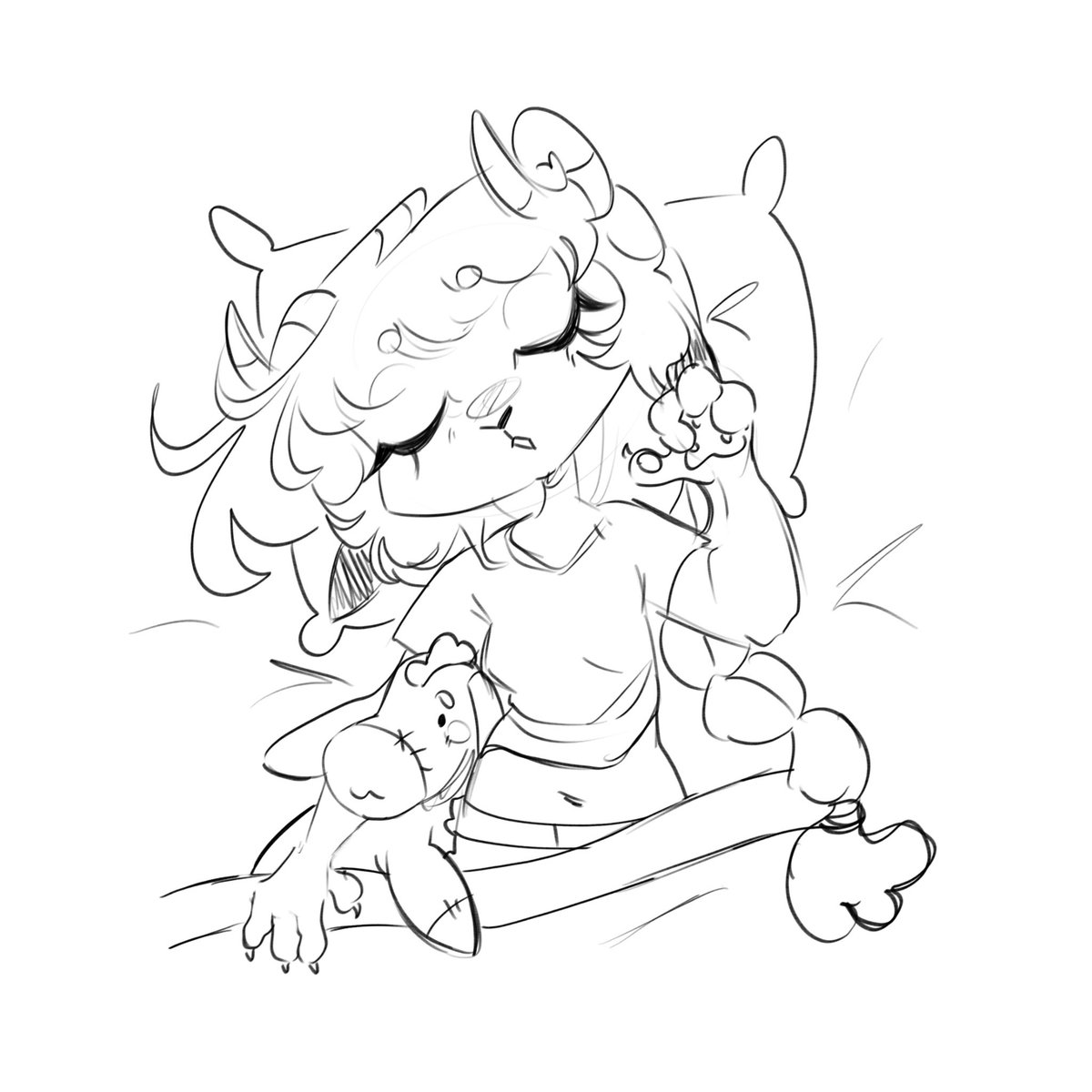 fluffizer's tweet image. Oc Doodles 🩷