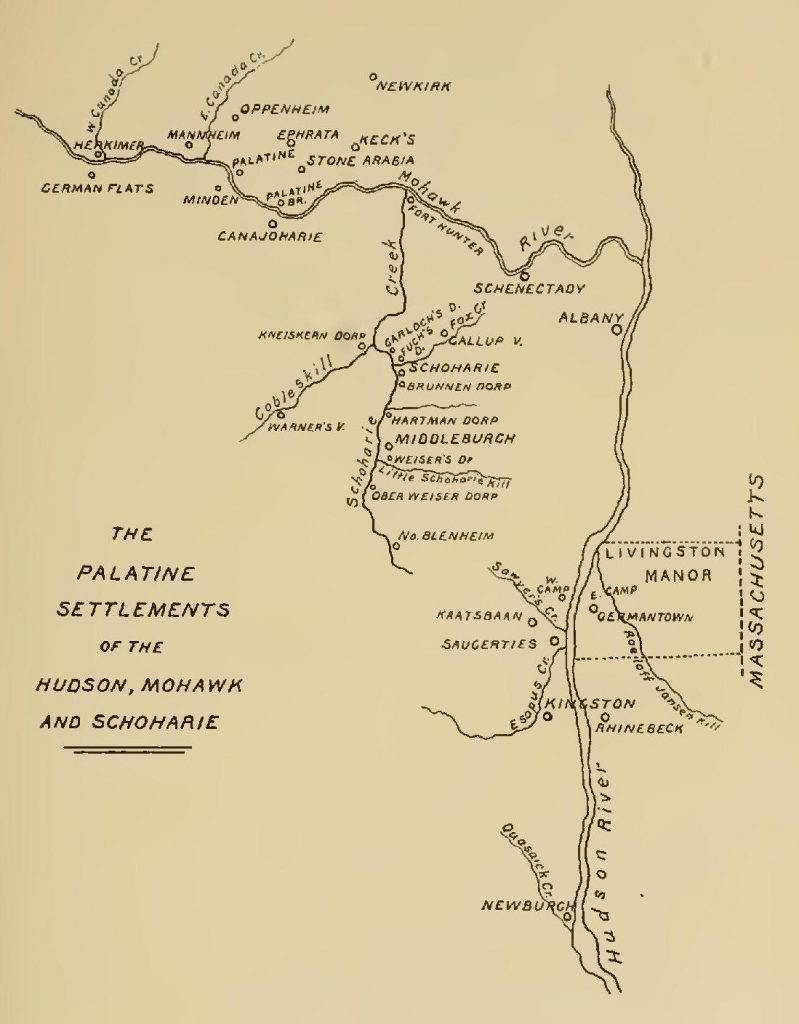 tpoint1777's tweet photo. Find out why this popular map locating the seven Palatine Dorfs of Schoharie Valley is not accurate on our free walkabout this Saturday 8/16 @ 10 am beginning on the front lawn of the Middleburgh High School.  Details at https://t.co/fABKRekHx9 https://t.co/nILhfOQmCV