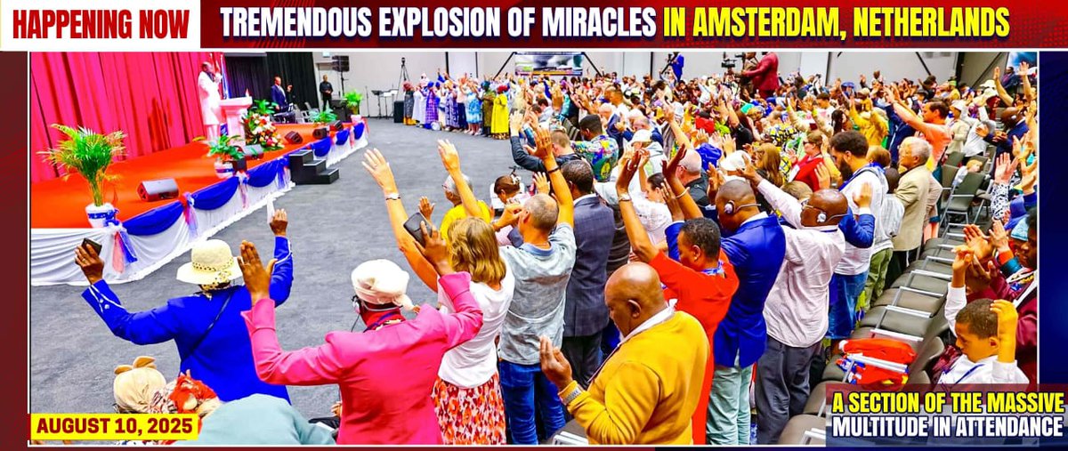 #CelebratingEndRevival
A tan  solo un DECRETO DE SANIDAD dado por el Profeta Dr David Owuor ocurrieron GRANDES MILAGROS en forma  instantánea ALABAMOS al SEÑOR ‼️Hay un PUEBLO que creyó en SU MILAGRO