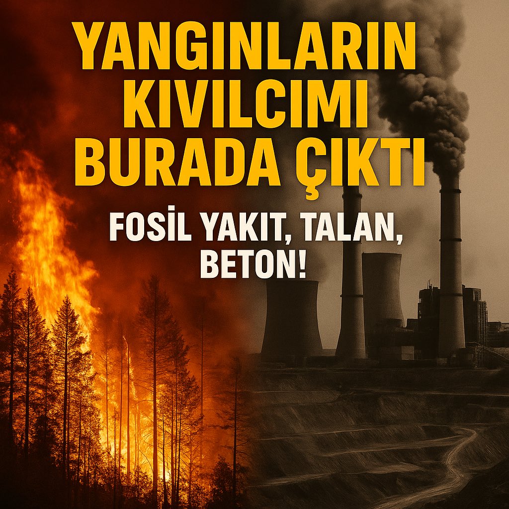 Ormanlarımız yanıyor. Ne bu yangınlar bir tesadüf ne de yıllardır bu süreci dile getiren bizler birer kahiniz. Elimizdeki tüm bilimsel veriler gösteriyor ki, ardı arkası kesilmeyen yangınların temel nedeni, insan eliyle yaratılan iklim krizidir. Aşırı sıcak ve kuraklık, ormanları