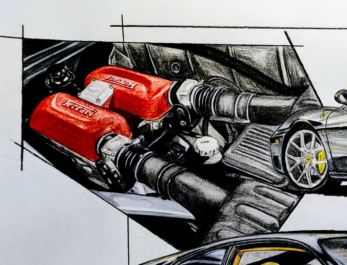 XstaticDetroit's tweet photo. @JeremyClarkson Ive got some decoration ideas for The Farmers Dog....Or your garage...Or whatever. Im near Detroit. I do these freehand and ship globally. very large 18x24 pieces. I dont typically sell prints...All are custom ordered. I can do Tractors too! #xstaticdetroit https://t.co/V5vEPAo2Fi