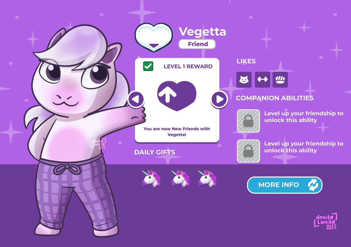 ✨🦄

Tu nuevo amigo Vegetta está listo para ayudarte en la isla ✨

🥲 sigo esperando que diga jugando al Hello Kitty, mucho que nos lo prometiste y ya no hay más ainsss

#VegettaFanart