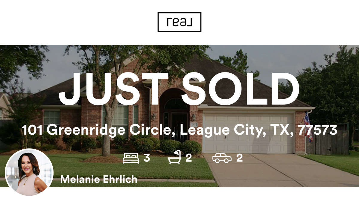 HomesWithMel's tweet photo. 🛌 3 🛀 2 🚘 2
📍 101 Greenridge Circle, League City, TX, 77573

My latest sale on RateMyAgent.
HAR 466942
https://t.co/BZ3QVme53w

...
#ratemyagent #realestate #Real_Broker_LLC https://t.co/PLahxl1S4c