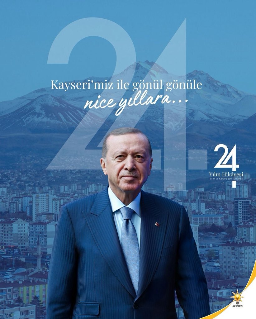 14 Ağustos 2001’de Genel Başkanımız Ve Cumhurbaşkanımız Sayın Recep Tayyip Erdoğan’ın liderliğinde yakılan hizmet meşalesi, 24 yıldır aynı inanç ve kararlılıkla yanıyor. İlk günkü aşk ve azimle milletimizle omuz omuza yürümeye devam edeceğiz.