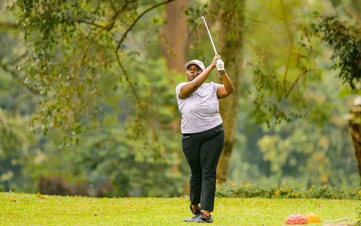 UGCLadiesection's tweet photo. Uganda’s Lady Professional golfers at the #UGCLadiesOpen2025 At @UgandaGolf. 

Special congratulations to @RonaldRugumayo the day’s leader with an impressive -8 after round one.

 #UGCLadiesOpen2025 https://t.co/3UUVlmn8Nh