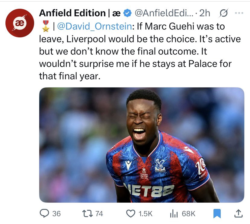 Liverpool are set to lose out on both Alexander Isak and Marc Guéhi 🤣🤣🤣

Like this tweet if this makes you piss yourself in laughter 😆❤️